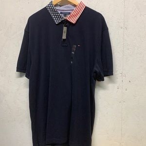 Men’s Tommy Hilfiger Polo Shirt Stars & Stipes Collar
